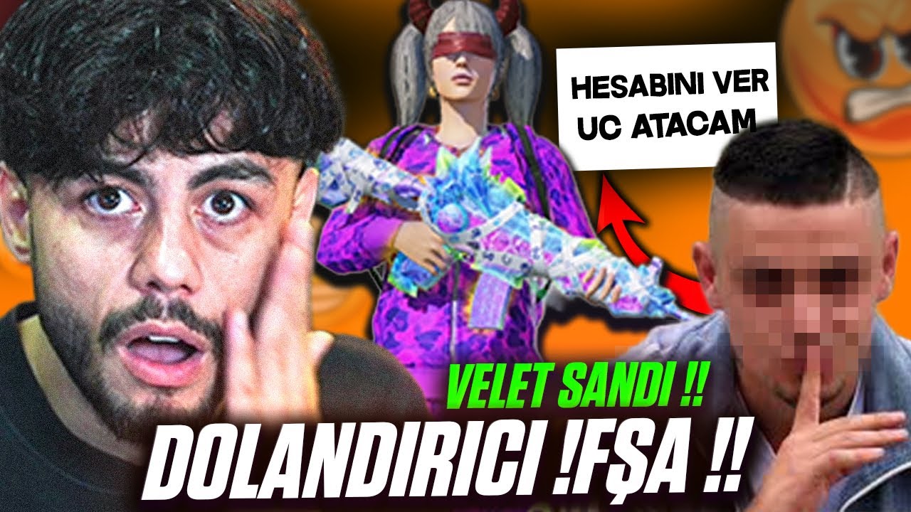 BENİ VELET SANIP HESABIMI ÇALMAYA ÇALIŞTI ( DOLANDIRICI YAKALADIM ) - PUBG Mobile