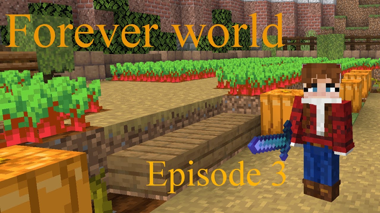 MAKING THE MOVE - Minecraft forever world ep 3