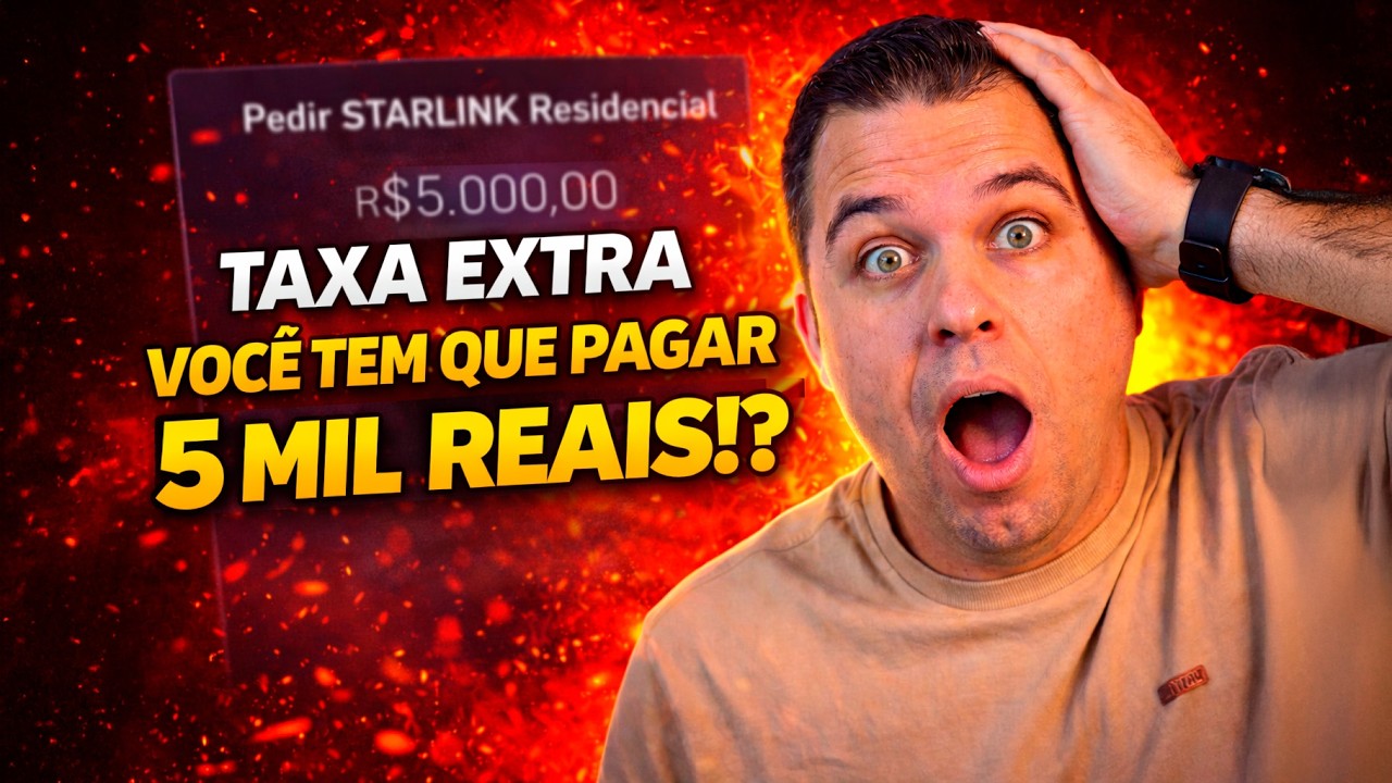 TAXA EXTRA! 5 MIL REAIS?! Nova cobrança da STARLINK no Brasil #starlink