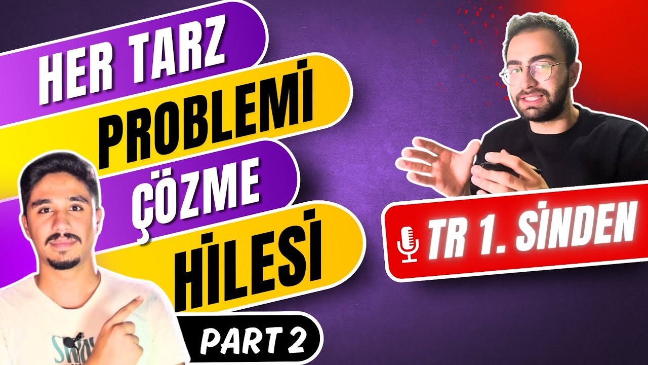 Problemleri TR Sayısal 1. Si Nasıl Halletti? | 10 Altın Taktik #yks #yks2025