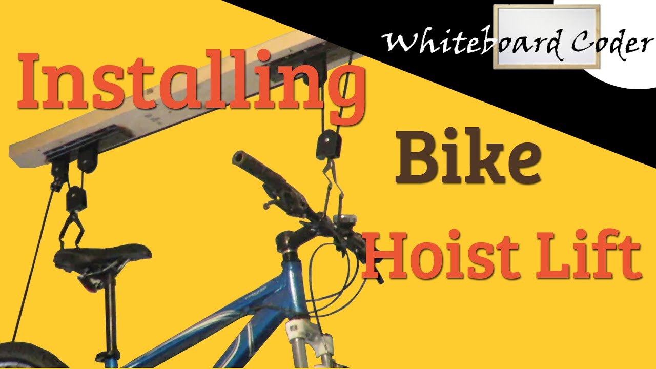 Installing Garage Bike Lift Hoist (RAD)