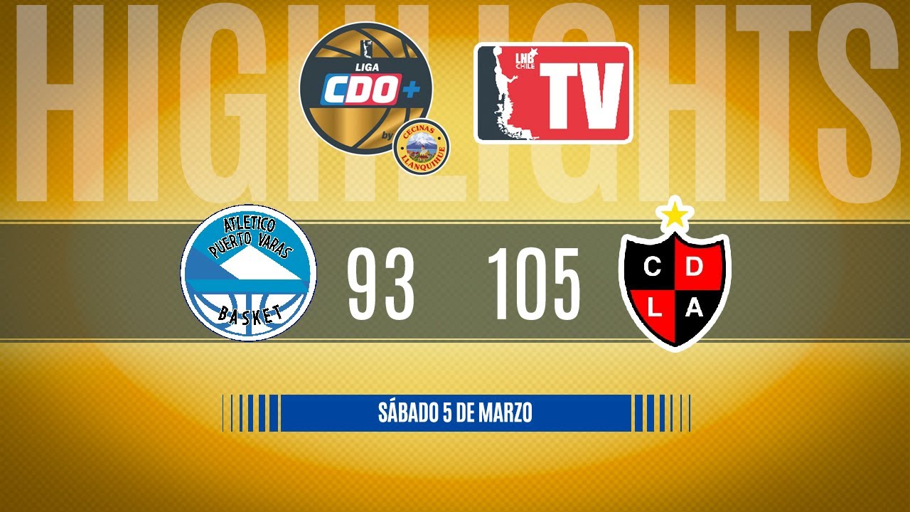 HL Atlético Puerto Varas vs CD Las Ánimas (5-3-2022)