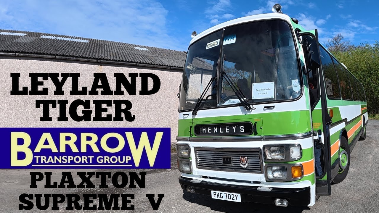 Leyland Tiger Plaxton Supreme PKG 702Y Cumbria Easter Rally Kirkby Stephen Barrow Transport Grp #bus
