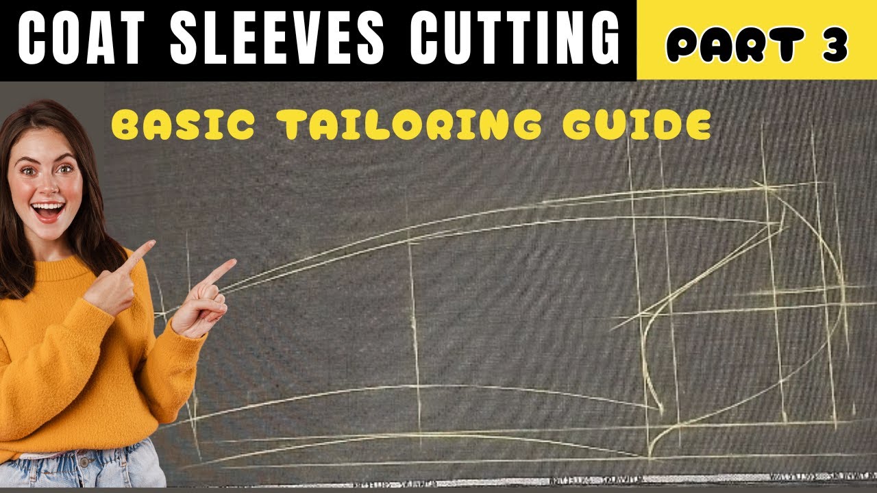Coat Sleeves Cutting 36 Size — Perfect Fit | Part 3