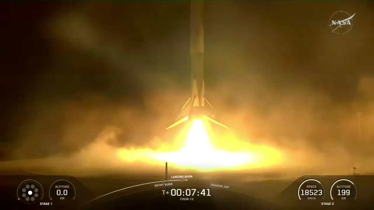 Первая посадка Falcon 9 на посадочной площадке SLC-40.