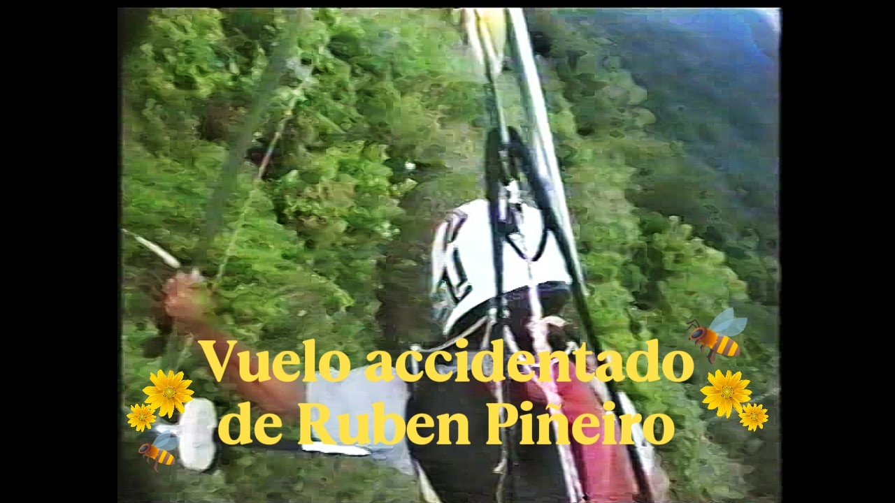Vuelo en ala delta accidentado de Ruben Piñeiro