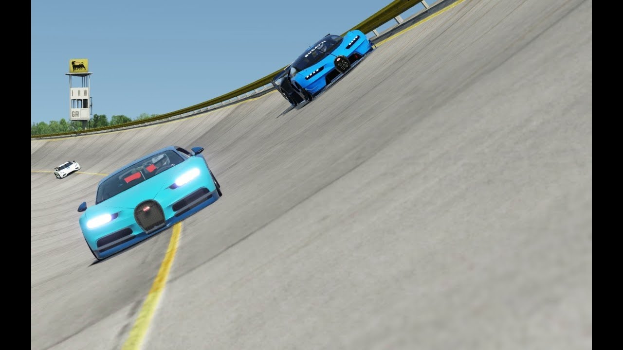 Bugatti Vision GT vs Supercars at Monza Full Course (1966)