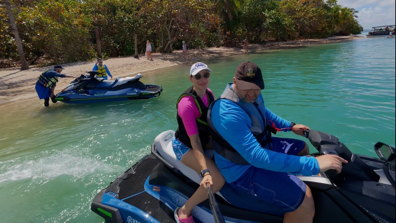 Jet ski tour to Raccoon Island, Miami 🏝️🦝