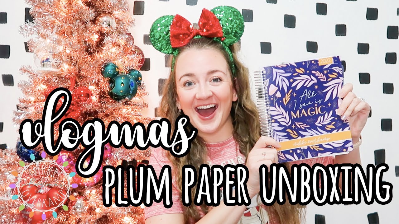 *NEW* PLUM PAPER UNBOXING FOR 2022 | Vlogmas 2021