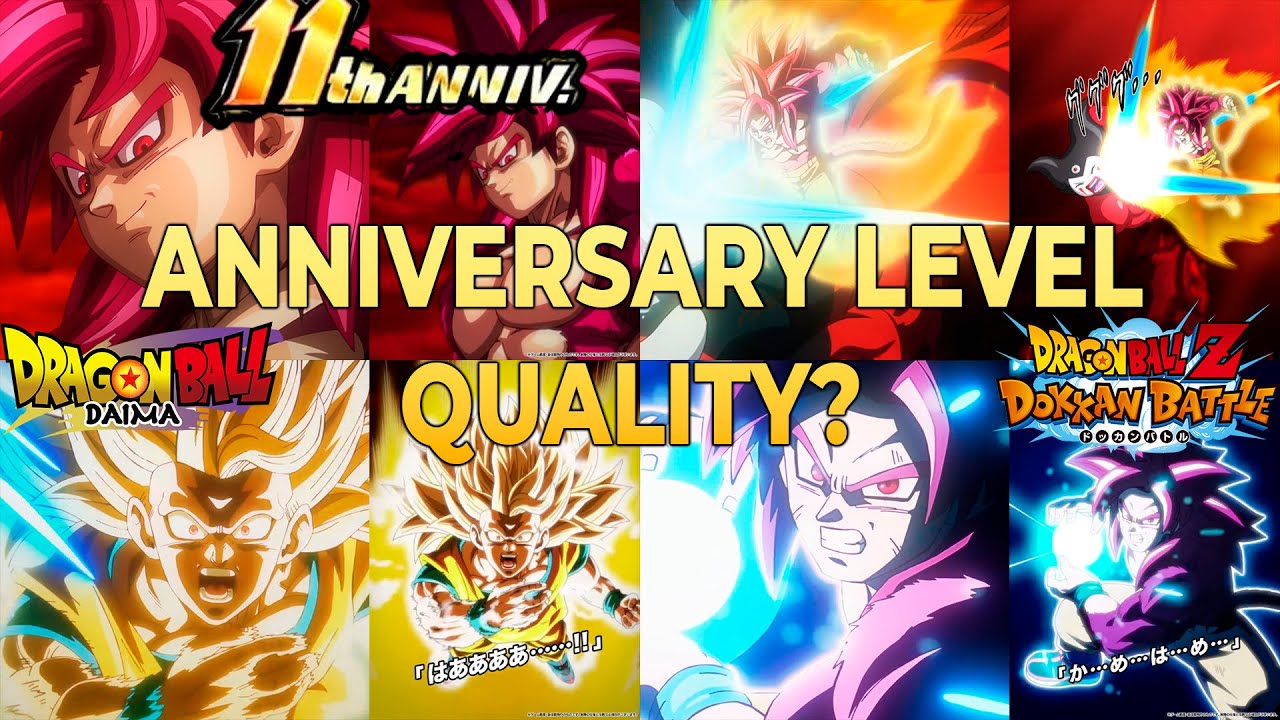 Неудача на уровне годовщины? Гоку SSJ4 (Дайма) Отсылки к 11-й годовщине Dokkan