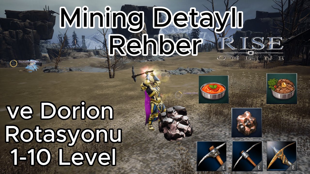 Ne Kadar Kazandırır ? / Mining Rehberi ve Dorion Rotasoyu / Rise Online #gathering #riseonline