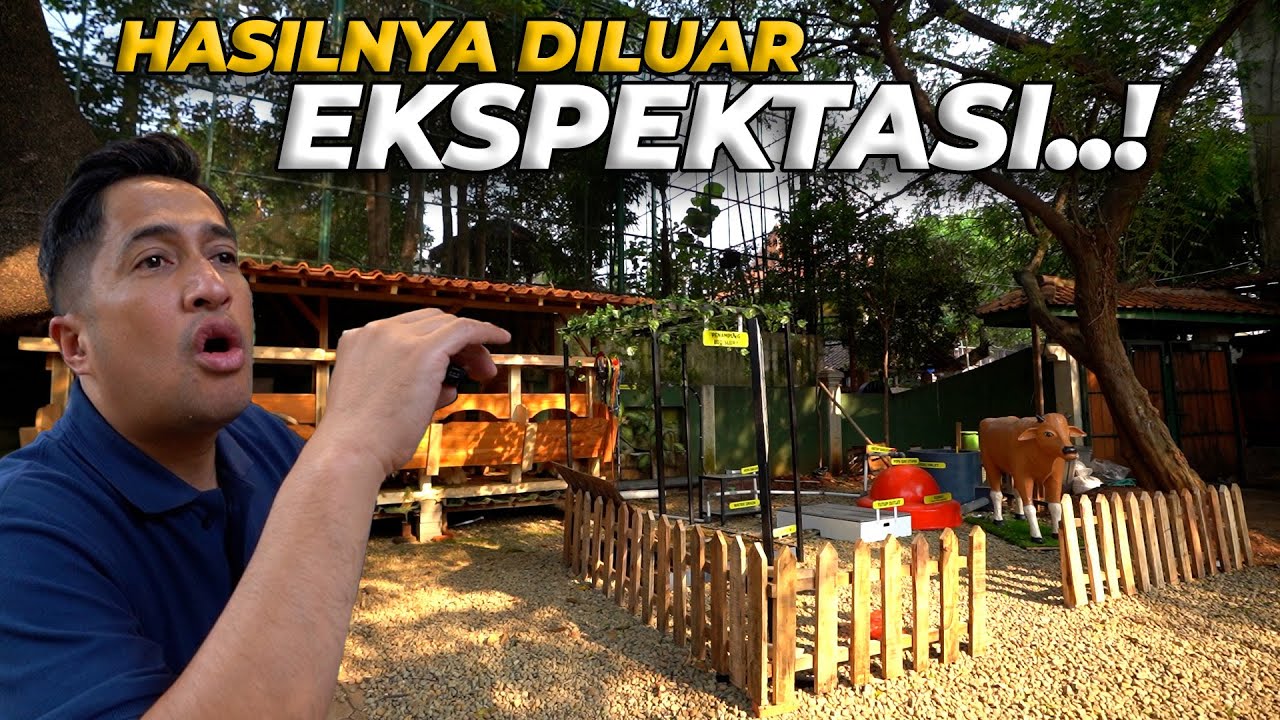 SULAP KANDANG DOMBA JADI SARANA EDUKASI SATWA DAN LINGKUNGAN DI DEHAKIMS..!
