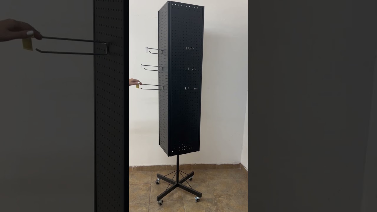 ROTATING PEGBOARD DISPLAY STAND