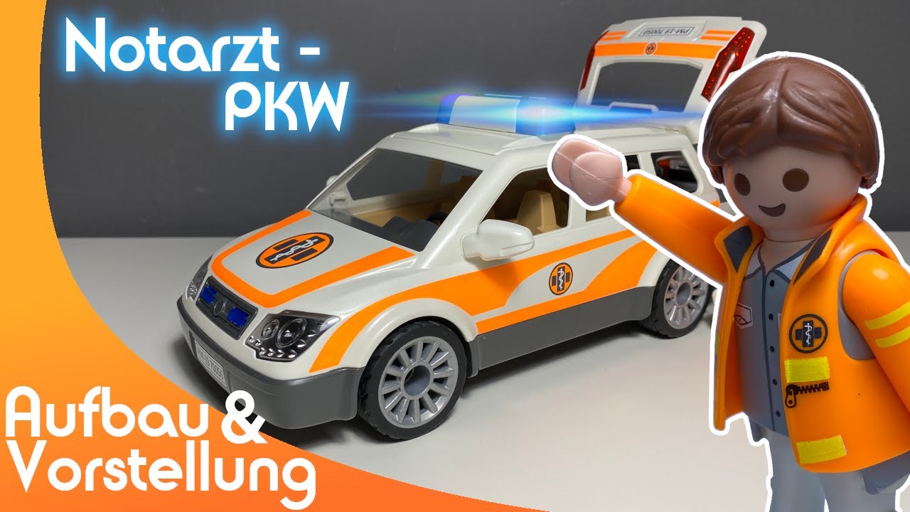 Playmobil® Notarzt-PKW mit Licht und Sound (70050) - Aufbau & Vorstellung | Unboxing