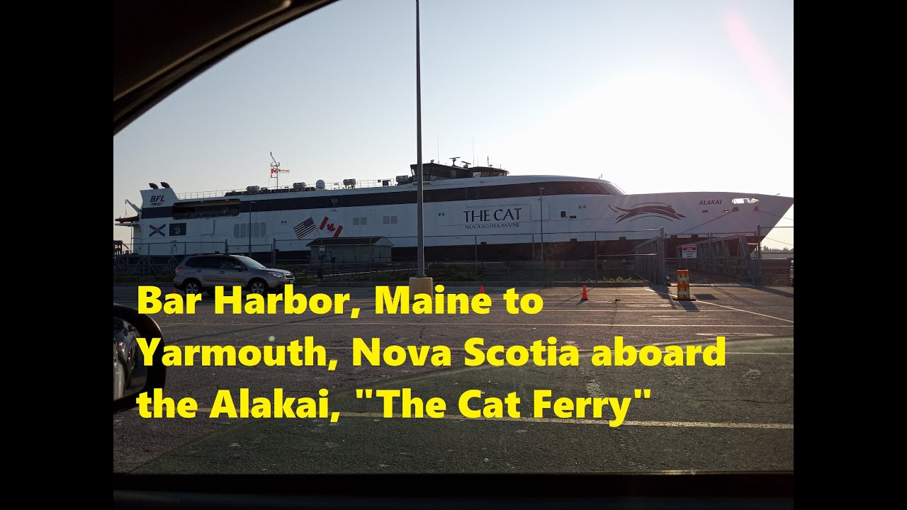 Ferry from Bar Harbor, Maine to Yarmouth, Nova Scotia aboard the Alakai - 