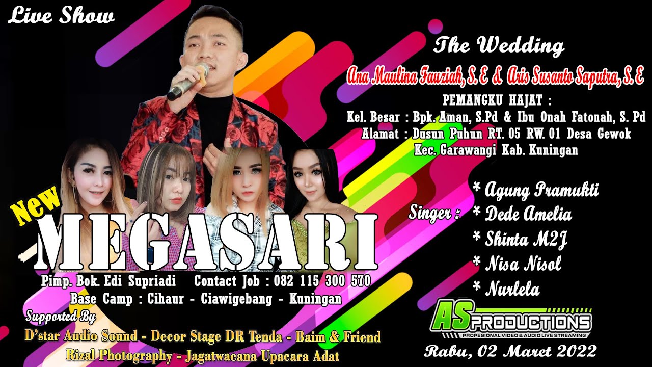 [LIVE] MEGASARI MUSIC || DESA GEWOK GARAWANGI KUNINGAN || EDISI SIANG 02 MARET 2022
