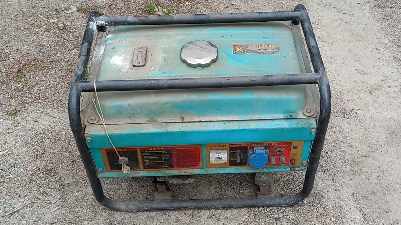 First start of abandoned Generator engine after 10 years | Repair and reuse old rusty generators