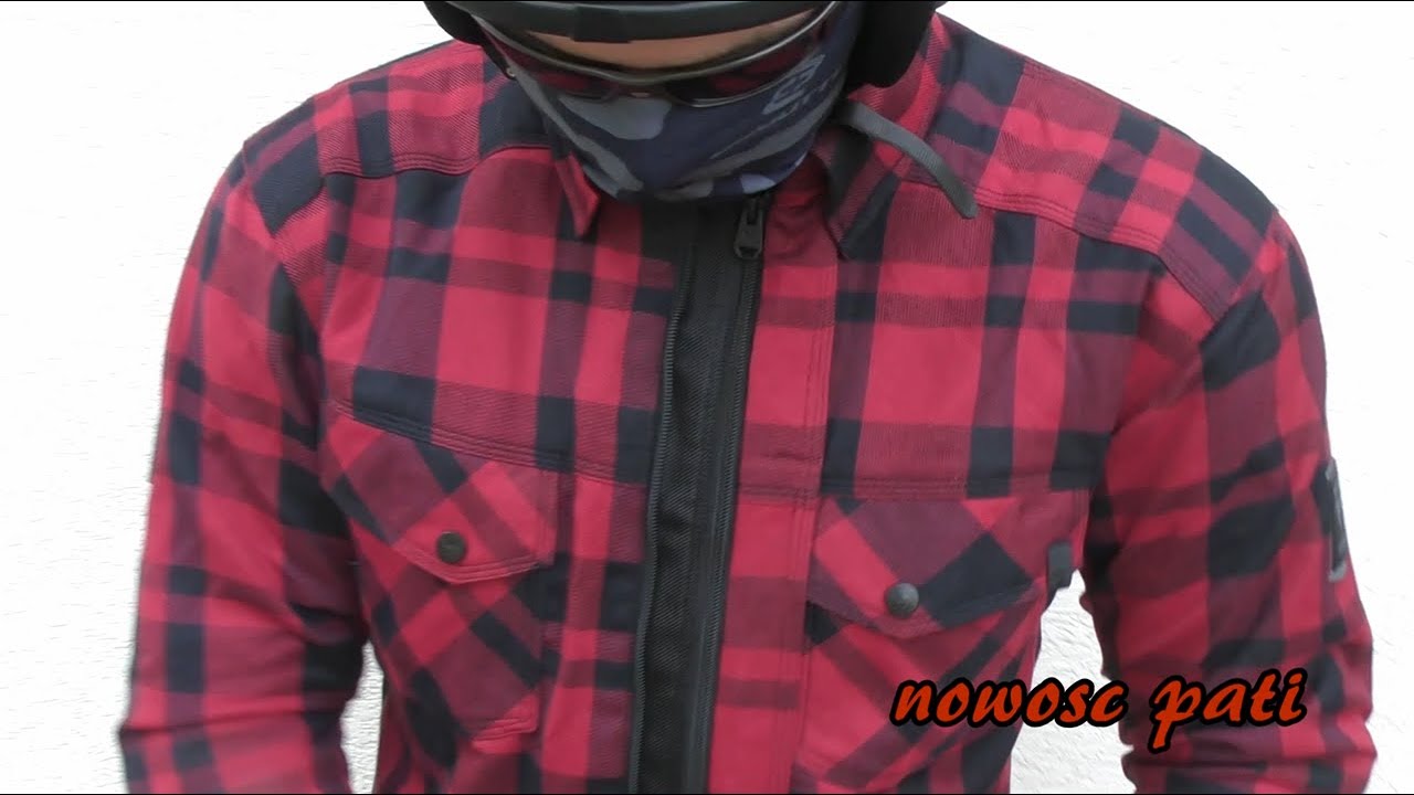 Shima Renegade 2.0 Koszula motocyklowa Czerwona XL unboxing pokaz first look men Biker shirt red