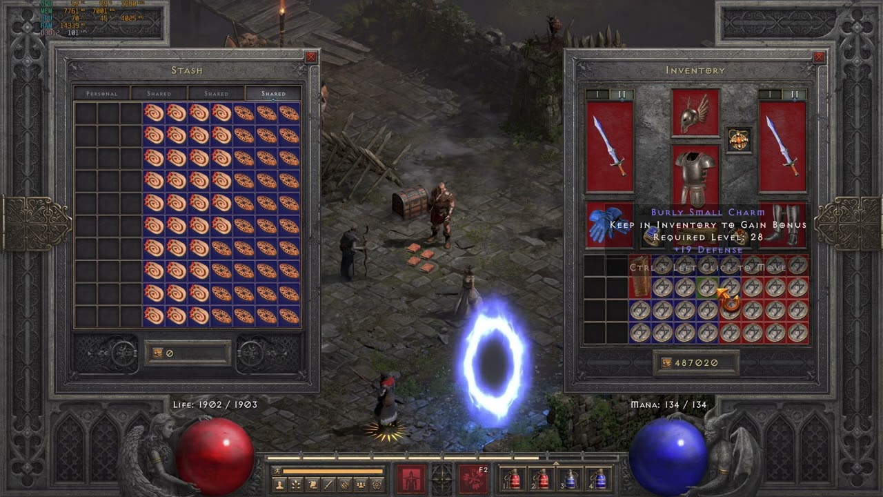D2R: Identifying 100 more small charms (hell found)