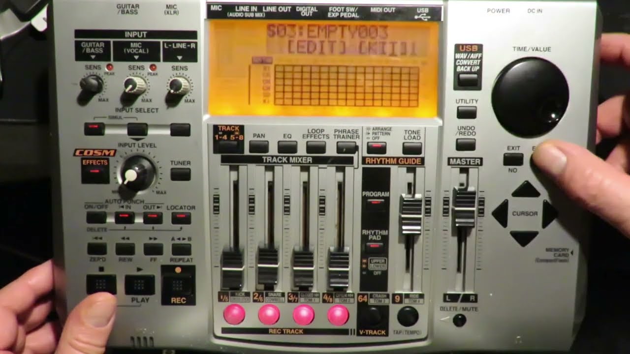 BOSS BR-864 - Rhythem Track & Windows Editor - Teil-03