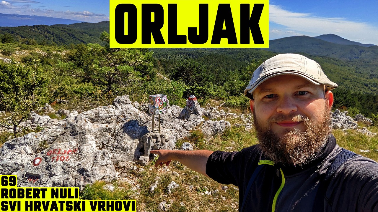 Orljak, Ćićarija, 1106m - planinarenje [69. VRH iz serijala SVI HRVATSKI VRHOVI] 4K