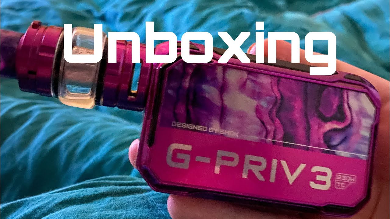 Smok g-priv 3 unboxing