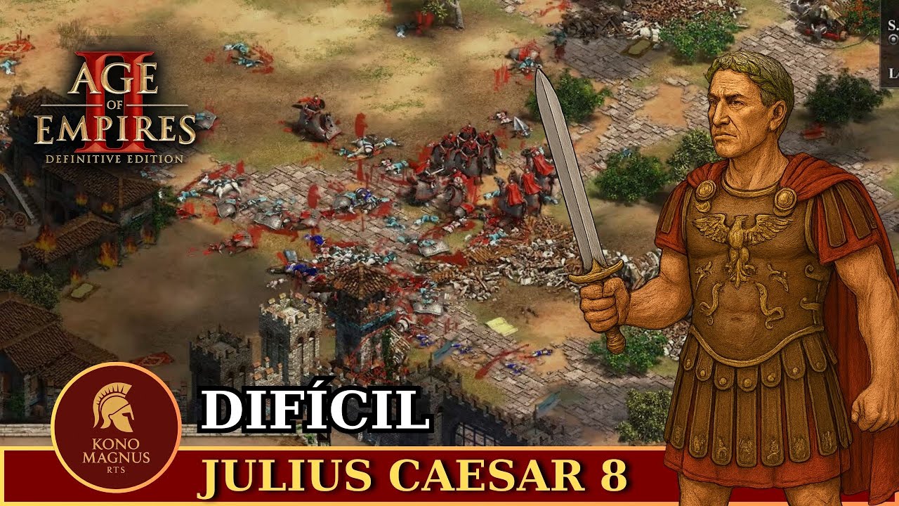 Age of Empires II: DE - [Julius Caesar | Bello Civili] Alea Iacta Est (Difícil)