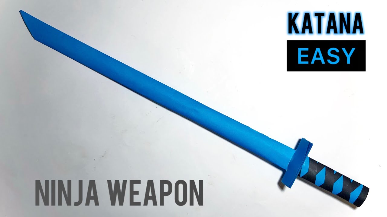 How to Make a Paper Katana | Full Step-by-Step Tutorial