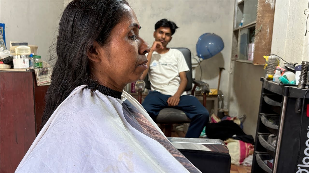 S.H Hair Cut is live woman Haircut