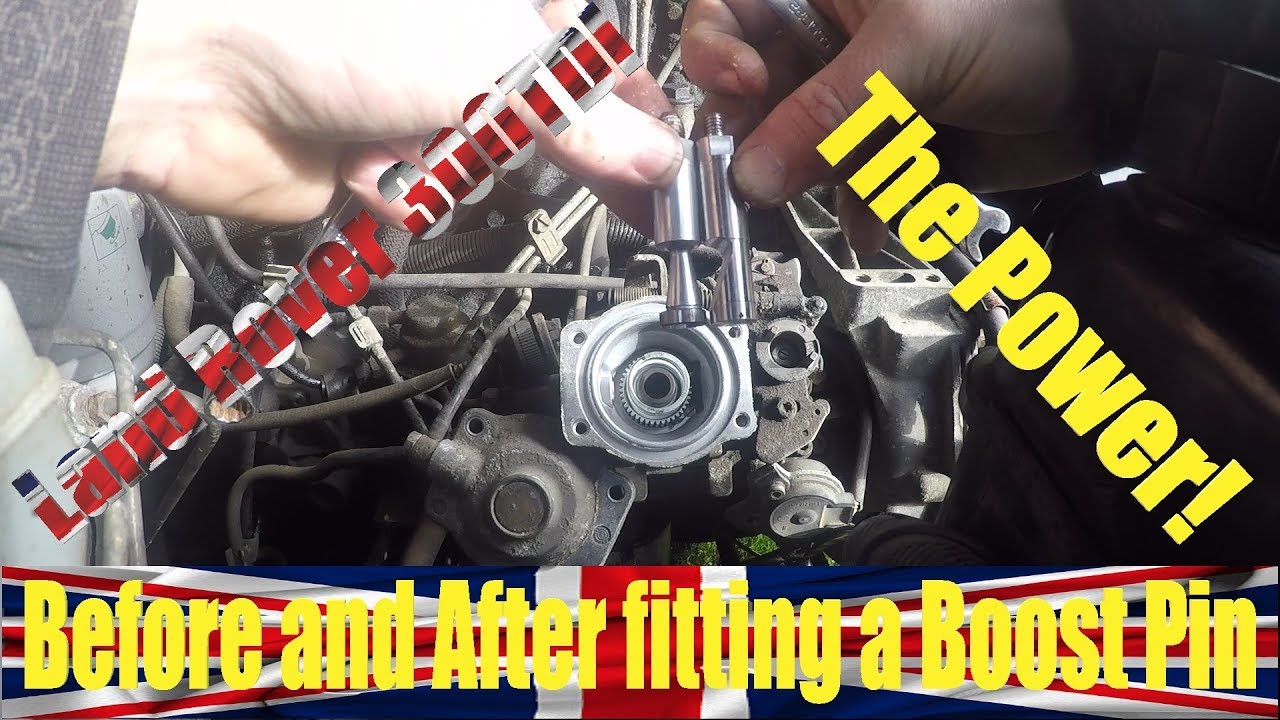Before and After fitting a Boost Pin to a 300tdi(Land Rover)
