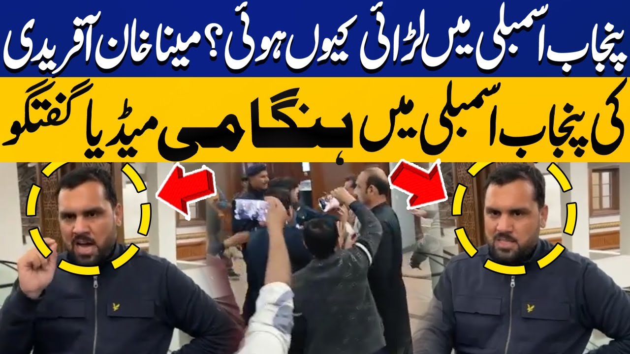Meena Khan Afridi Fight with Punjab Assembly Security Staff | KPK Minister Exclusive Talk