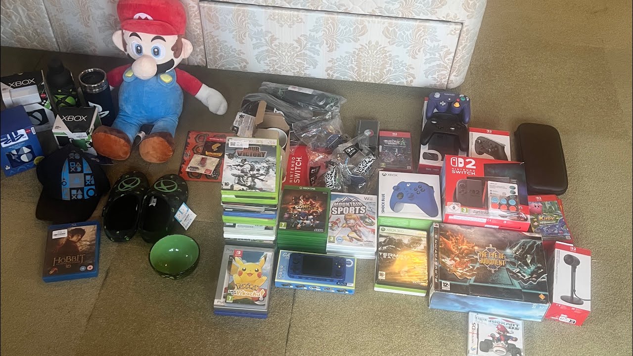 My videogame pickups 2025 all formats including game giveaway #videogamepickups #switch2