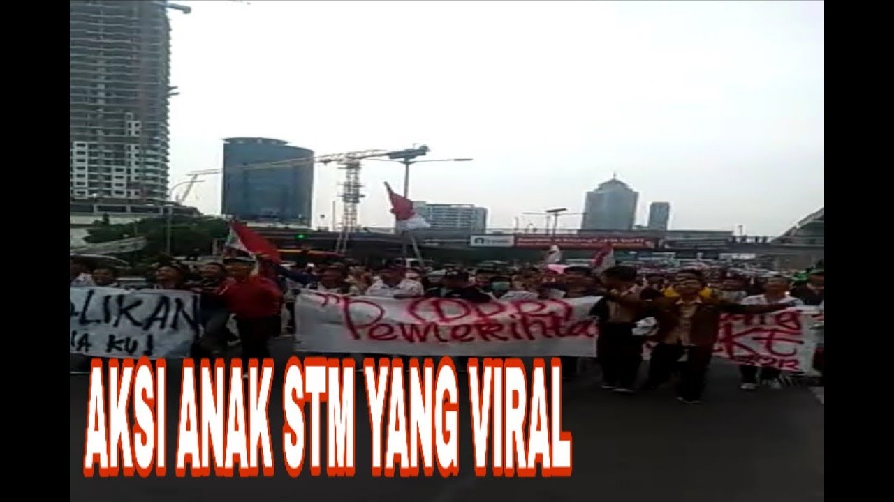 TRENDING!!! DEMO AKSI PELAJAR KE DPR