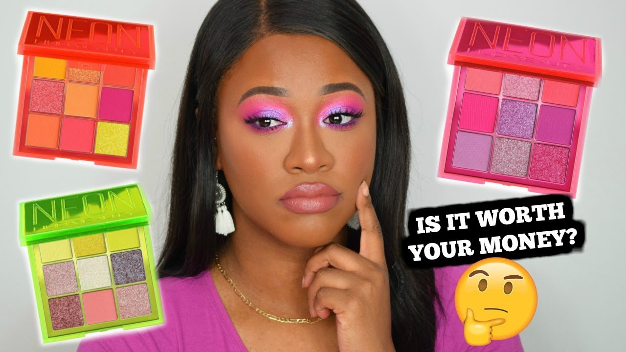 TESTING HUDA BEAUTY NEON OBSESSIONS & FIRST IMPRESSIONS!