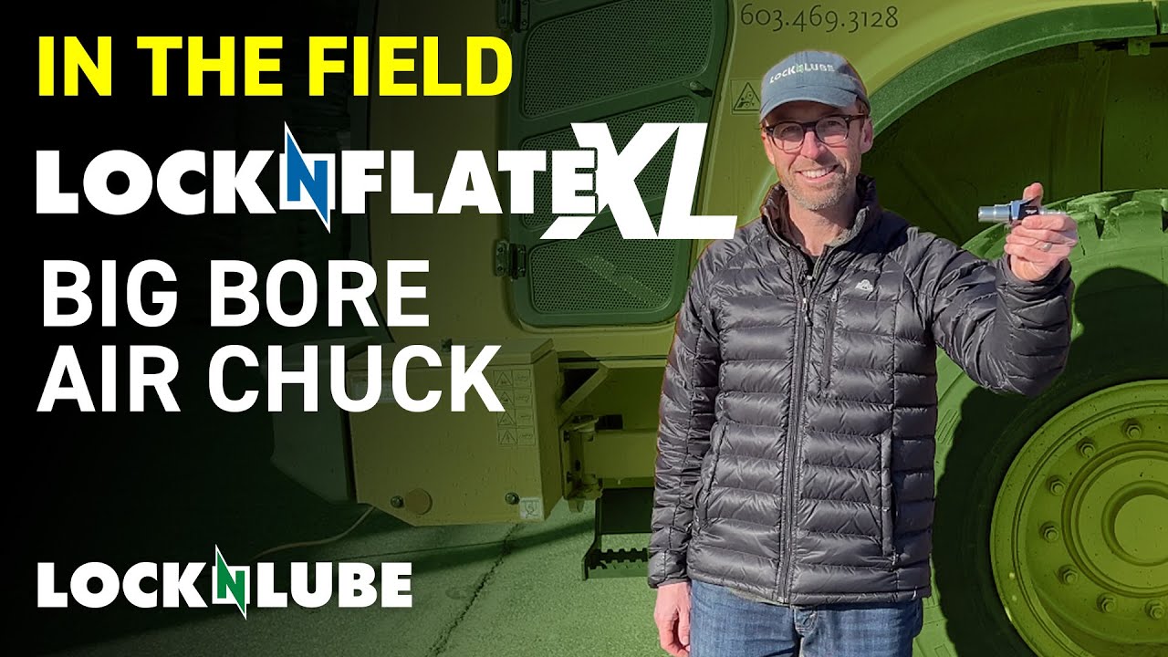 NEW! The LockNFlate® XL "Big Bore” Air Chuck for large bore VG12/12V1 tire valves