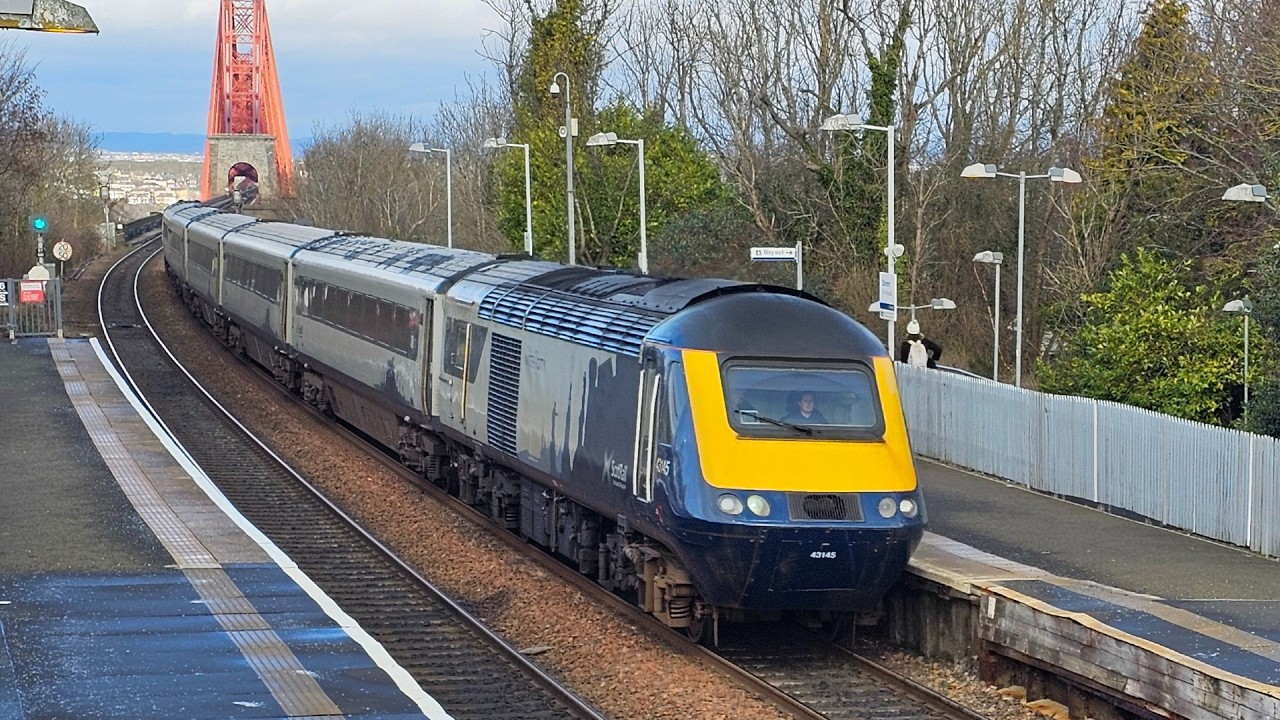Scotrail Inter7City HSTs at Dalmeny & North Queensferry 09/03/2026
