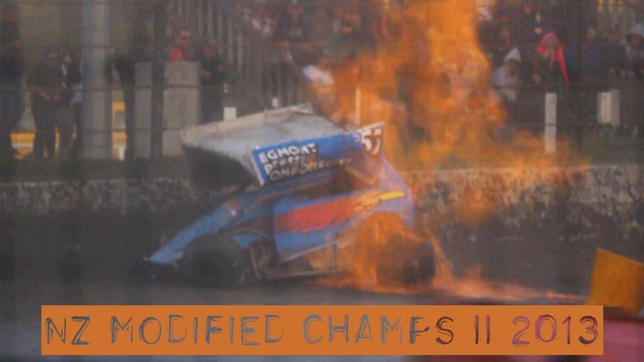 2013 NZ Modified Champs || Crash