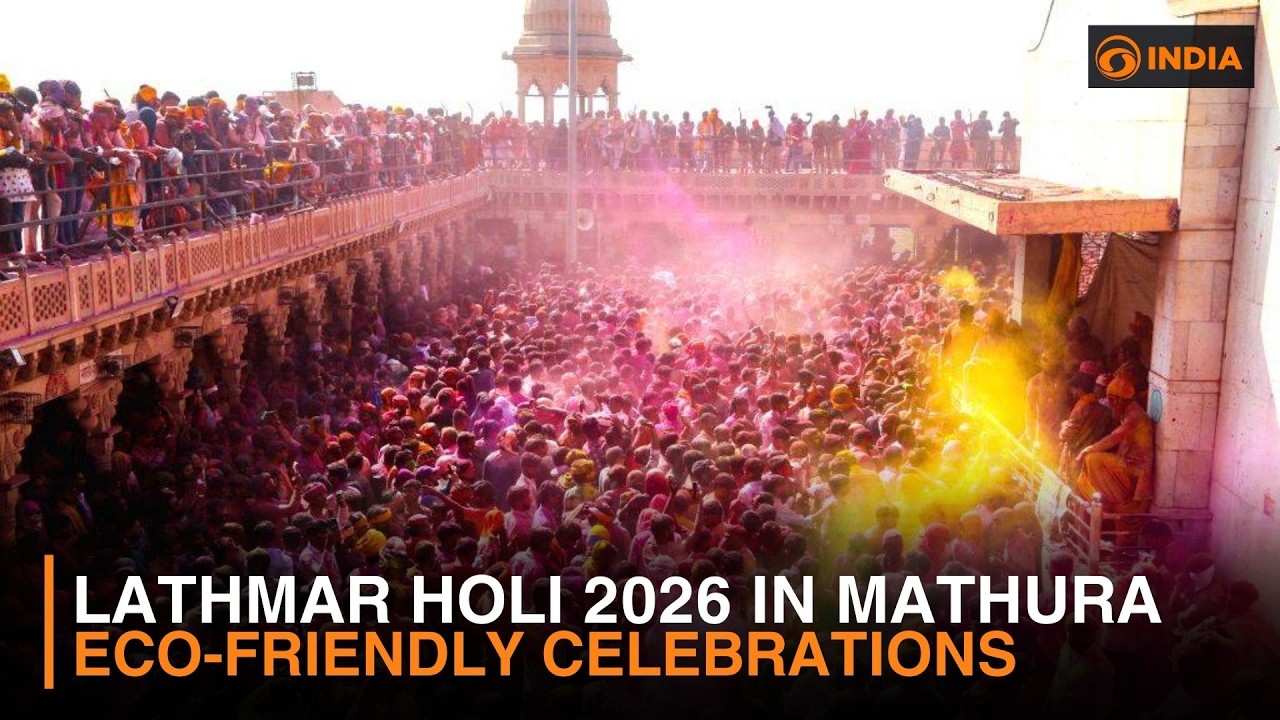 Lathmar Holi 2026 in Mathura | Krishna Janmashtami Festivities & Eco-friendly celebrations