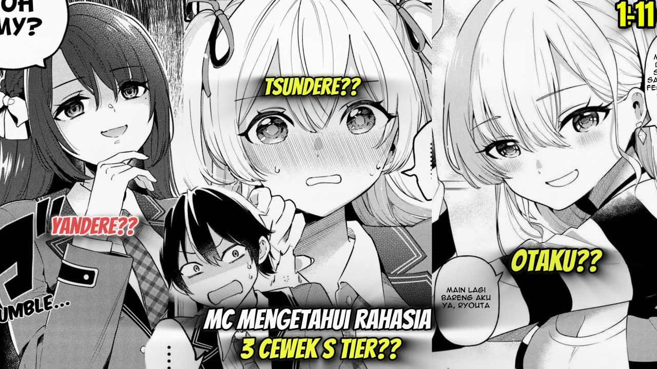 MC MENGETAHUI RAHASIA 3 CEWEK S-TIER, HIDUPNYA LANGSUNG BERUBAH!! | Alur Manga