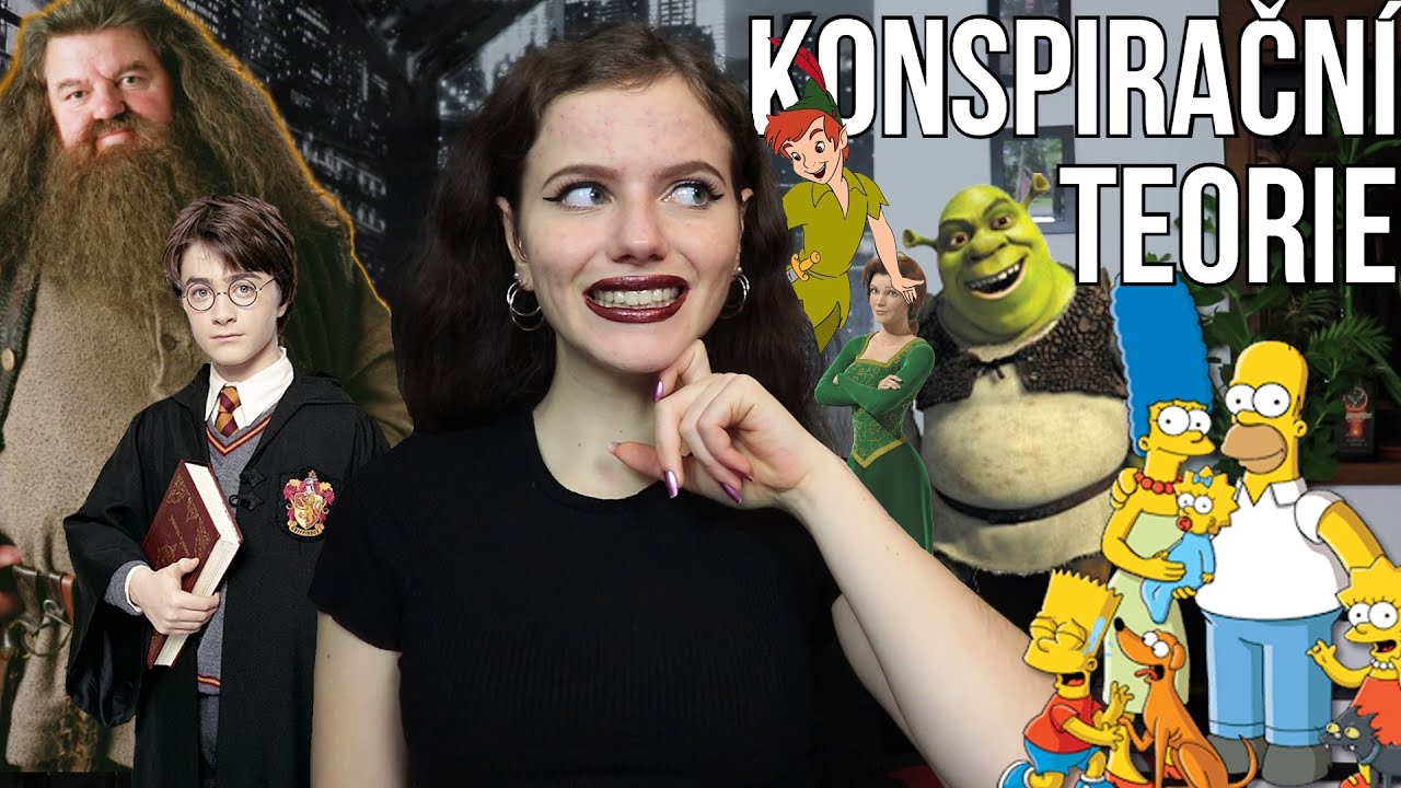 KONSPIRAČNÍ TEORIE | Harry Potter, Shrek, Spongebob, Peter Pan, Simsonovi | Just Justýna