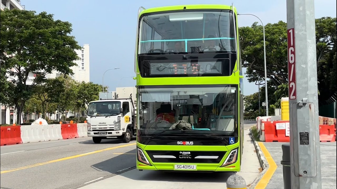 Go-Ahead CRRC eD12 Demonstrator - SG4015U on Route/Service 118