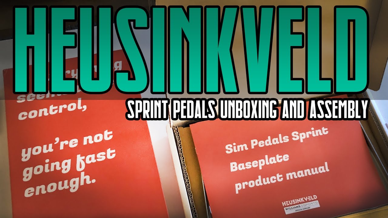 Heusinkveld Sprint Pedals: Unboxing and assembly
