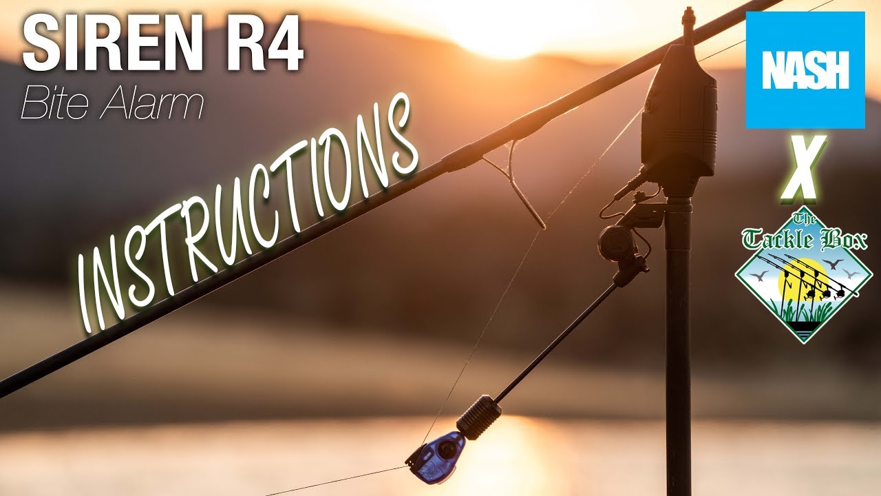 NASH SIREN R4 - How to use R4 Alarms - The Tackle Box