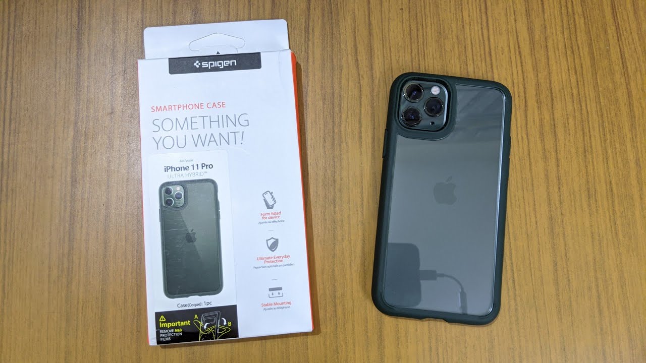 Spigen Ultra Hybrid Case for Apple iPhone 11 Pro - Green Colour