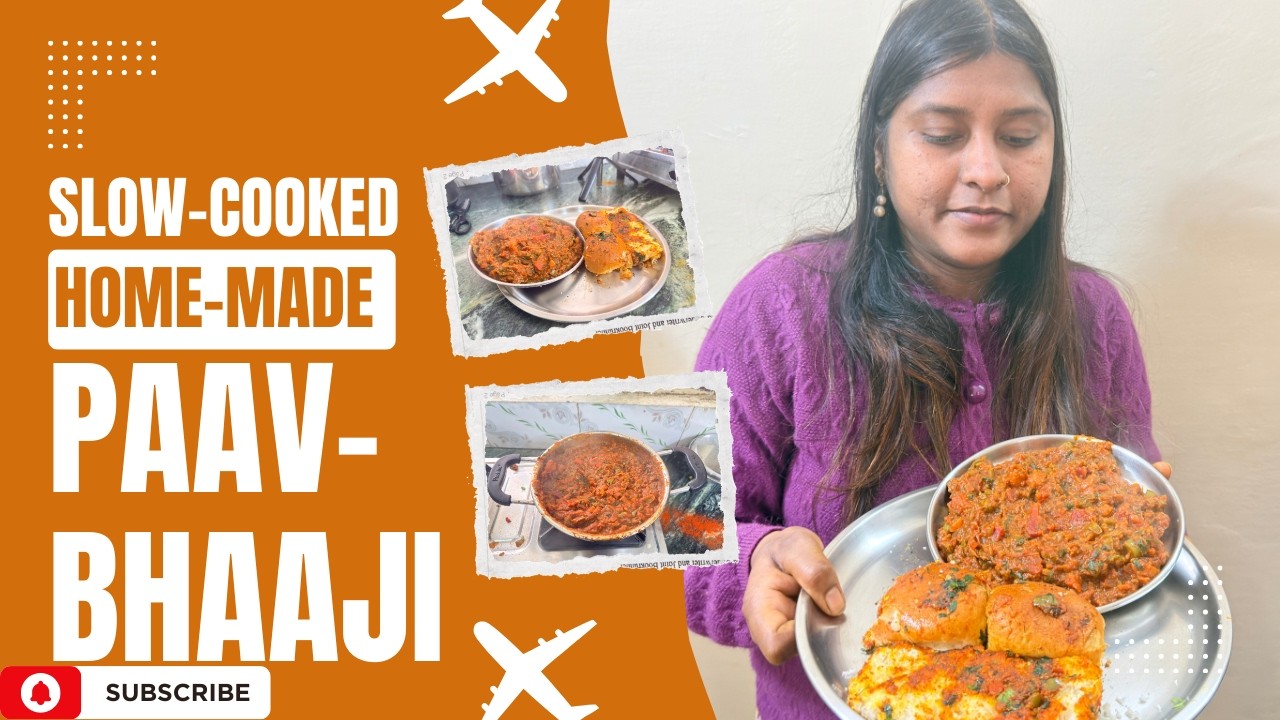 Slow-Cooked Wholesome Paav Bhaaji | Nutritious Veggie Powerhouse + Authentic Mumbai Taste! 🥬🧈🔥