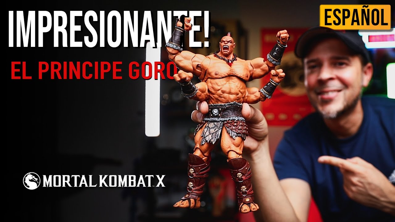 ¡IMPRESIONANTE! La figura de Goro de Mortal Kombat X por Storm Collectibles es una obra maestra.