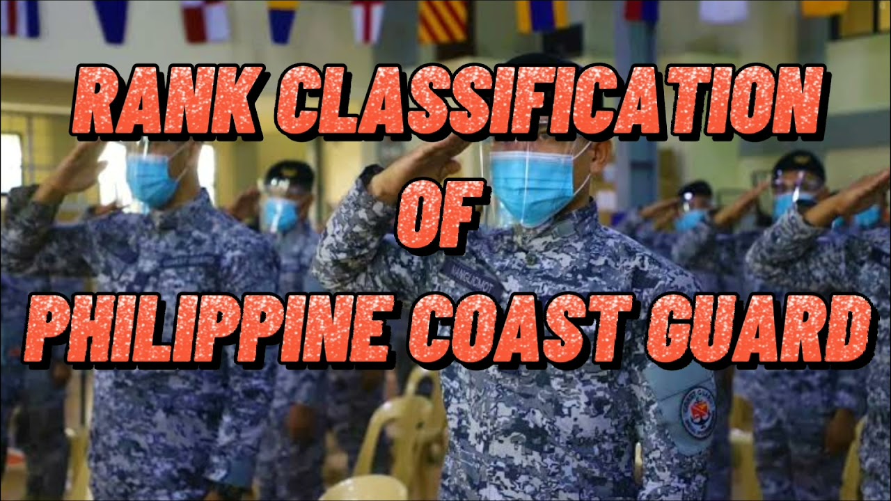 DIFFERENT RANK CLASSIFICATION OF PNP AFP PCG