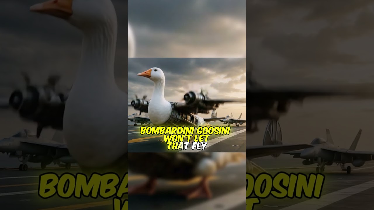 bombardino crocodilo vs bombardini goosini