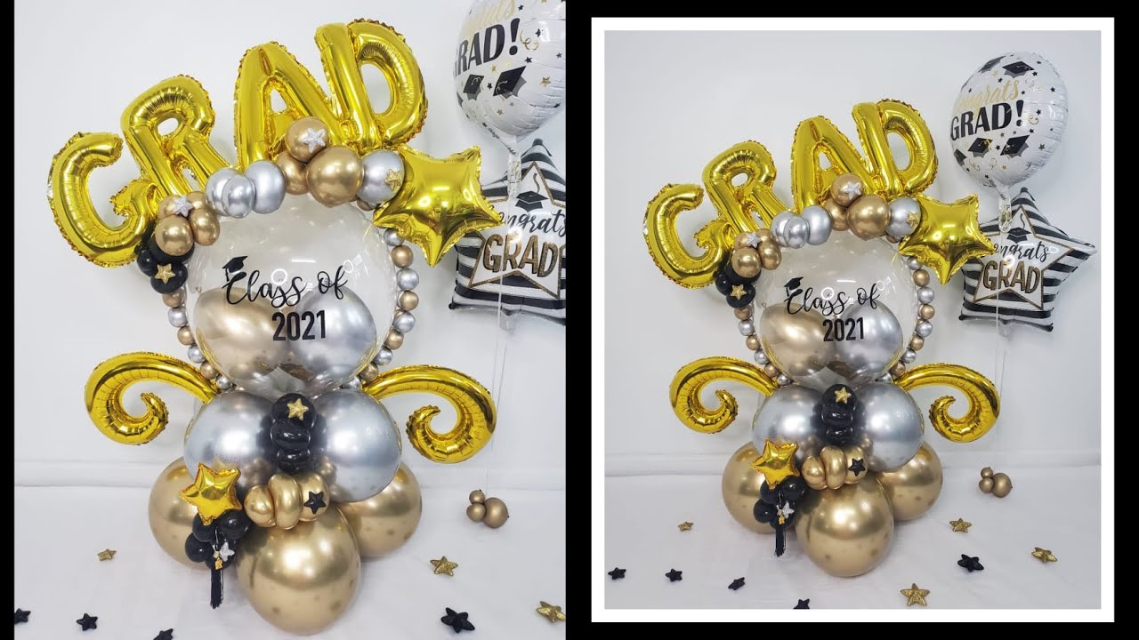 BOUQUET DE GLOBOS PARA GRADUACION 2021 *BOUQUET CON GLOBOS PERSONALIZADO DE GRADUACION