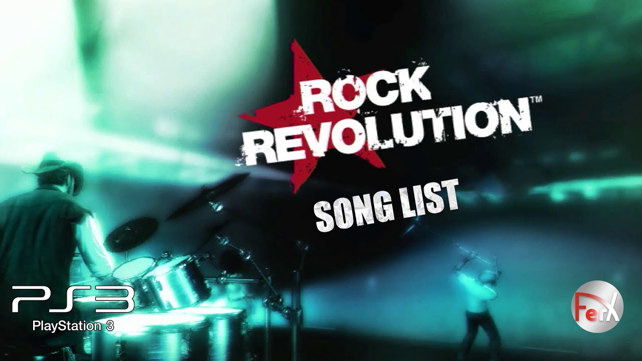 Rock Revolution - Song List [PS3]